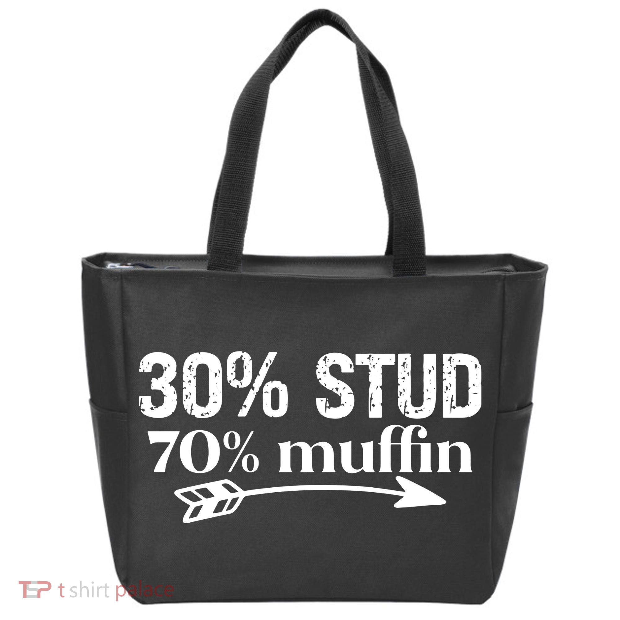 30% Stud 70% Muffin Tote Bag