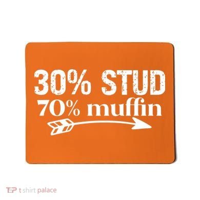 30% Stud 70% Muffin Mousepad