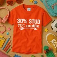 30% Stud 70% Muffin Kids T-Shirt thumb 3