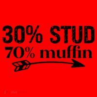 30% Stud 70% Muffin Santa Hat thumb 1