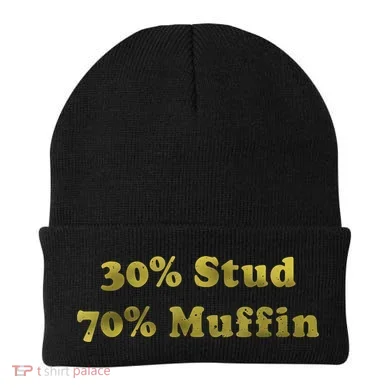 30% Stud 70% Muffin Beanie