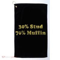 30% Stud 70% Muffin Golf Towel thumb 0