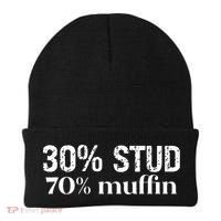 30 Stud 70 Muffin Funny Valentine Sayings FatherS Day Gift Beanie thumb 0