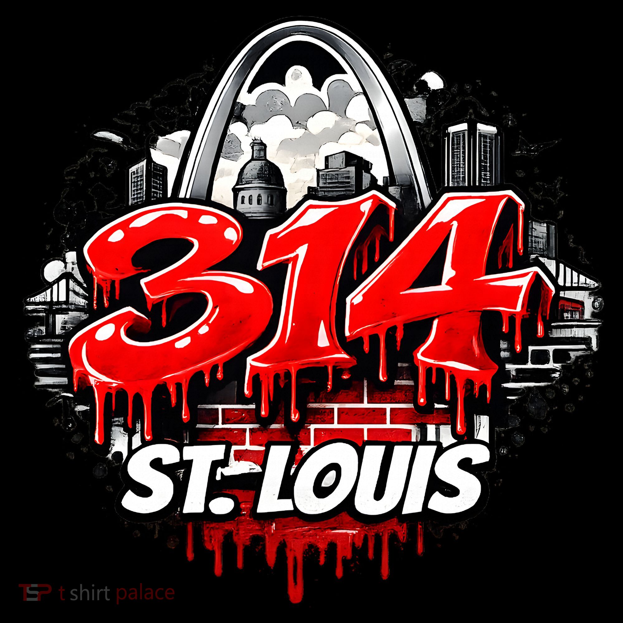 314 St. Louis Skyline Toddler Hoodie