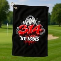 314 St. Louis Skyline Golf Towel thumb 1