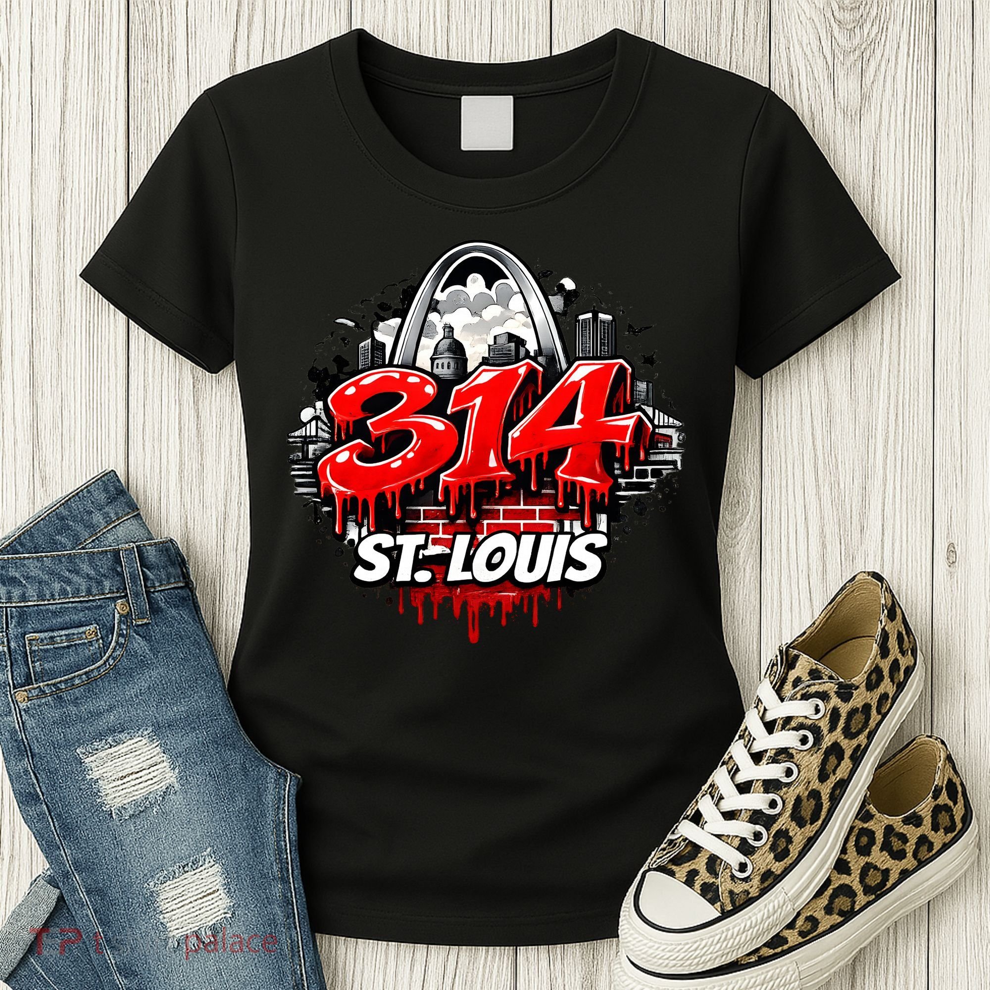 314 St. Louis Skyline Women's T-Shirt