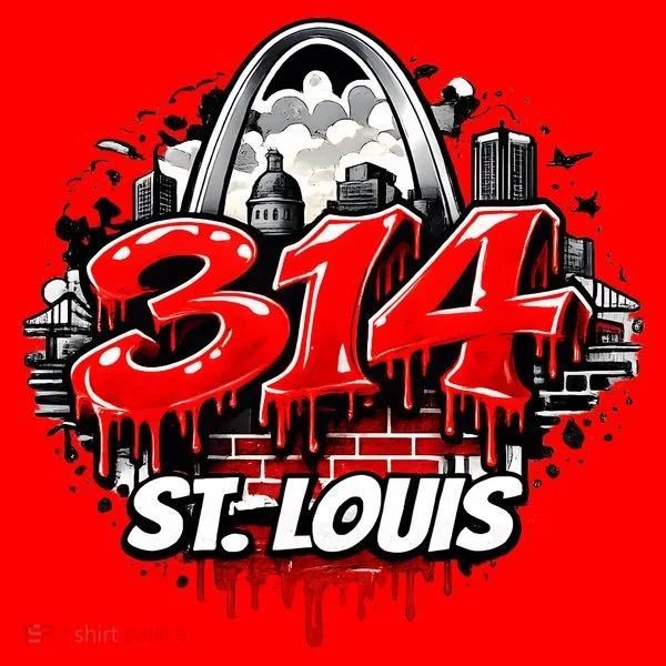 314 St. Louis Skyline Santa Hat