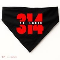 314 St. Louis Area Code Missouri USA-Made Doggie Bandana thumb 0