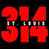 314 St. Louis Area Code Missouri USA-Made Doggie Bandana thumb 2