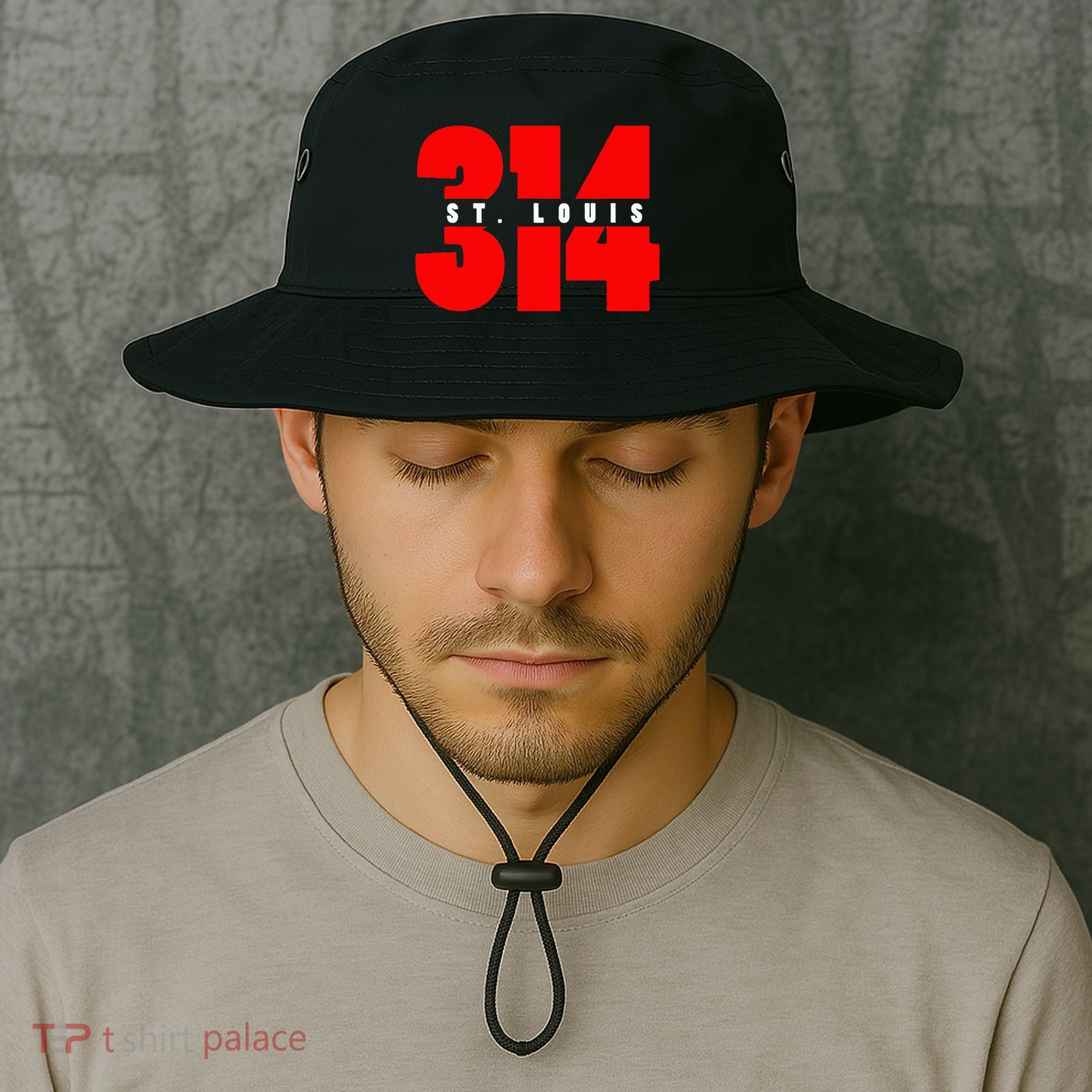 314 St. Louis Area Code Missouri Bucket Hat