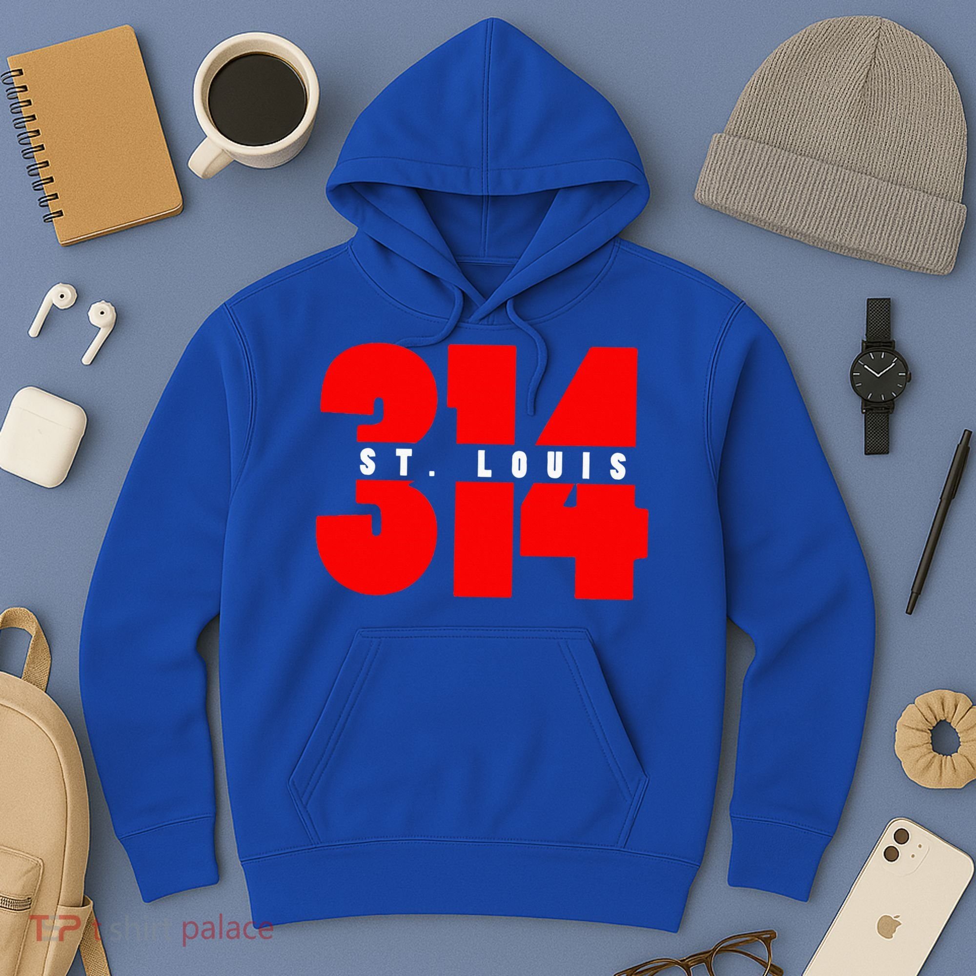 314 St. Louis Area Code Missouri Hoodie