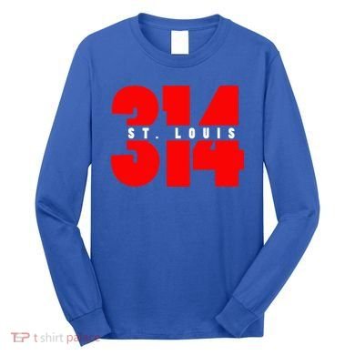 314 St. Louis Area Code Missouri Long Sleeve Shirt