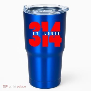 314 St. Louis Area Code Missouri Tumbler