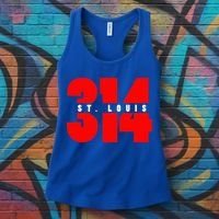 314 St. Louis Area Code Missouri Women's Tank Top thumb 3