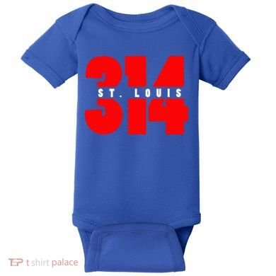 314 St. Louis Area Code Missouri Baby Bodysuit