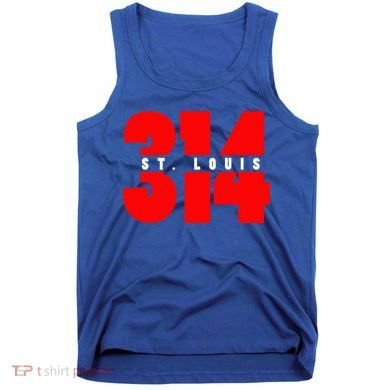 314 St. Louis Area Code Missouri Tank Top