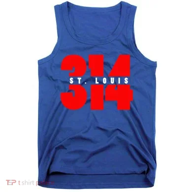 314 St. Louis Area Code Missouri Tank Top