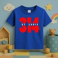 314 St. Louis Area Code Missouri Toddler T-Shirt thumb 3