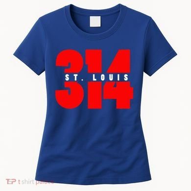 314 St. Louis Area Code Missouri Women's T-Shirt