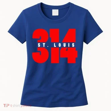 314 St. Louis Area Code Missouri Women's T-Shirt