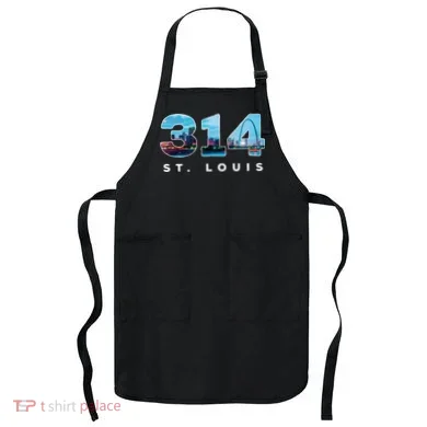314 Stl Pride St. Louis Area Code Apron