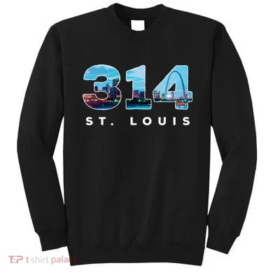 314 Stl Pride St. Louis Area Code Sweatshirt
