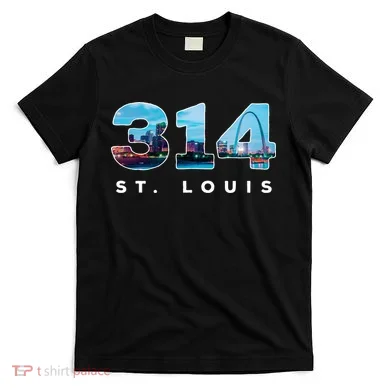 314 Stl Pride St. Louis Area Code T-Shirt
