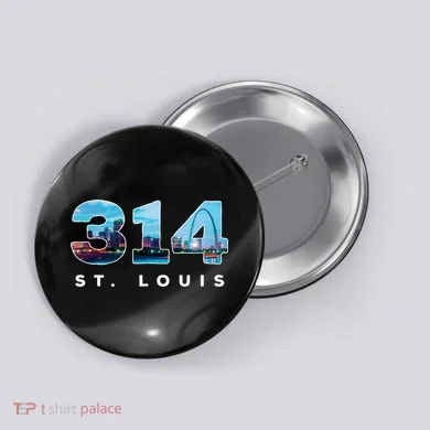 314 Stl Pride St. Louis Area Code Button
