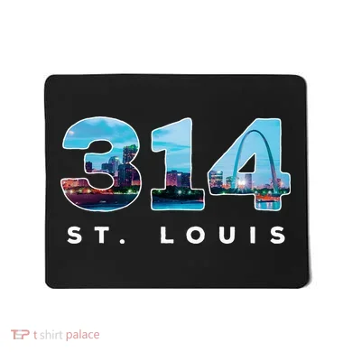 314 Stl Pride St. Louis Area Code Mousepad
