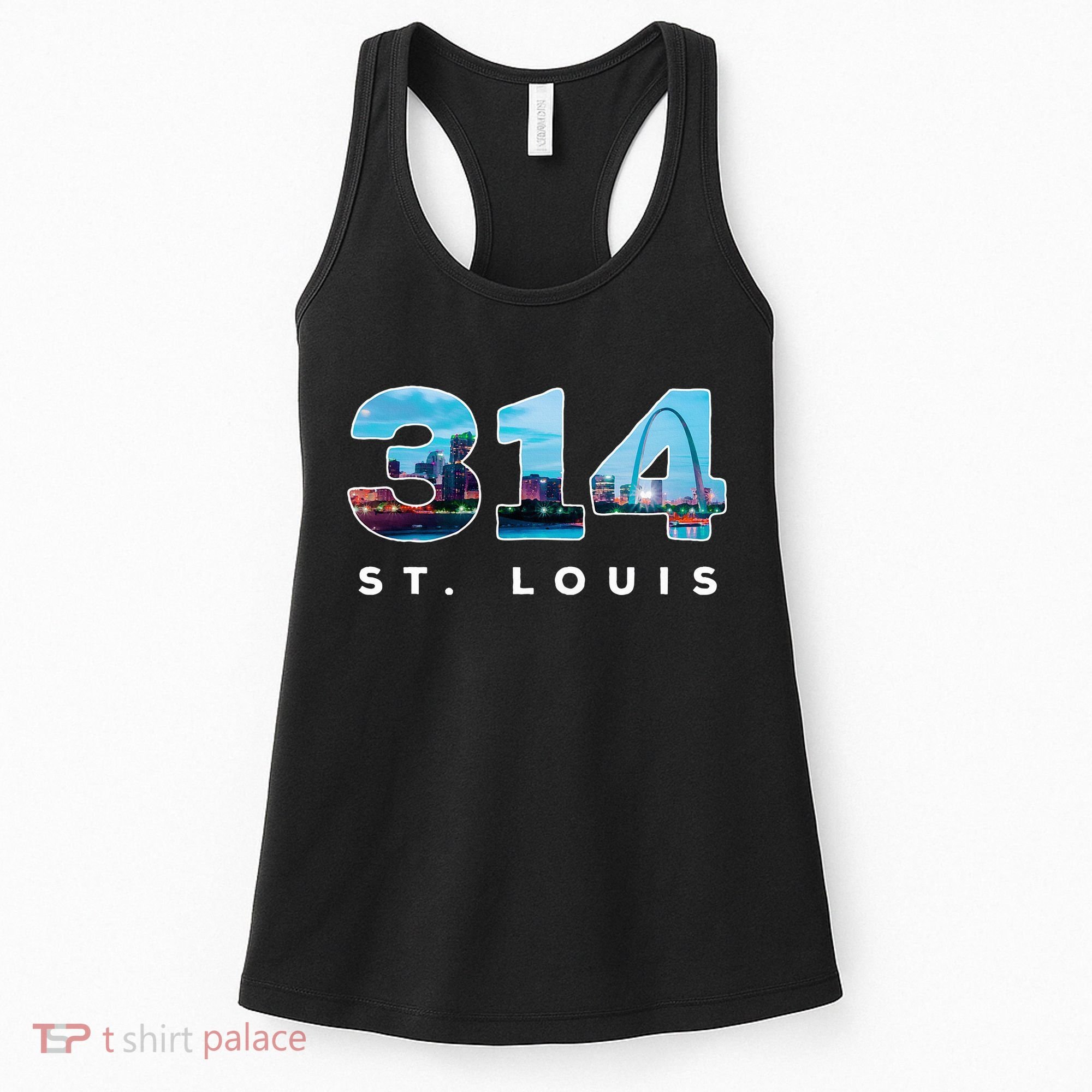 314 Stl Pride St. Louis Area Code Women's Tank Top