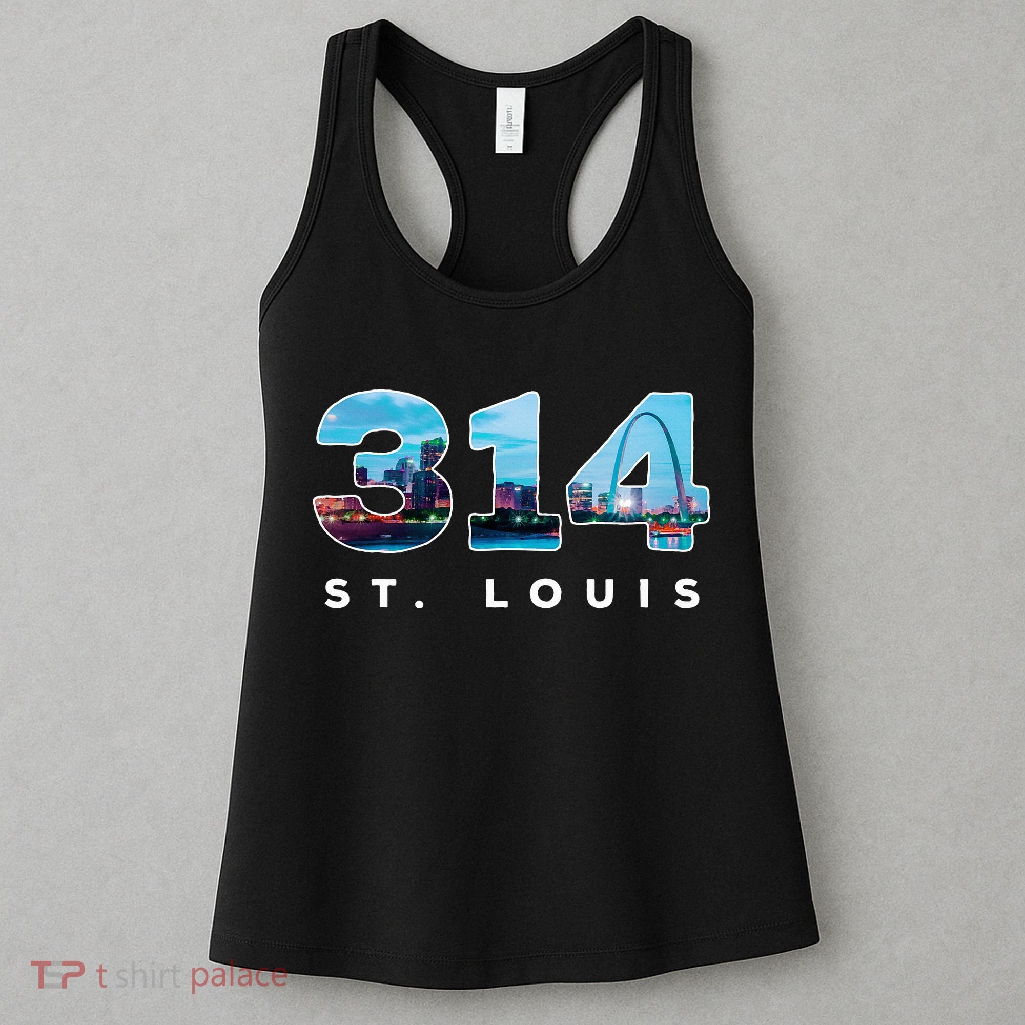 314 Stl Pride St. Louis Area Code Women's Tank Top