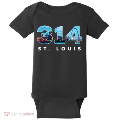 314 Stl Pride St. Louis Area Code Baby Bodysuit