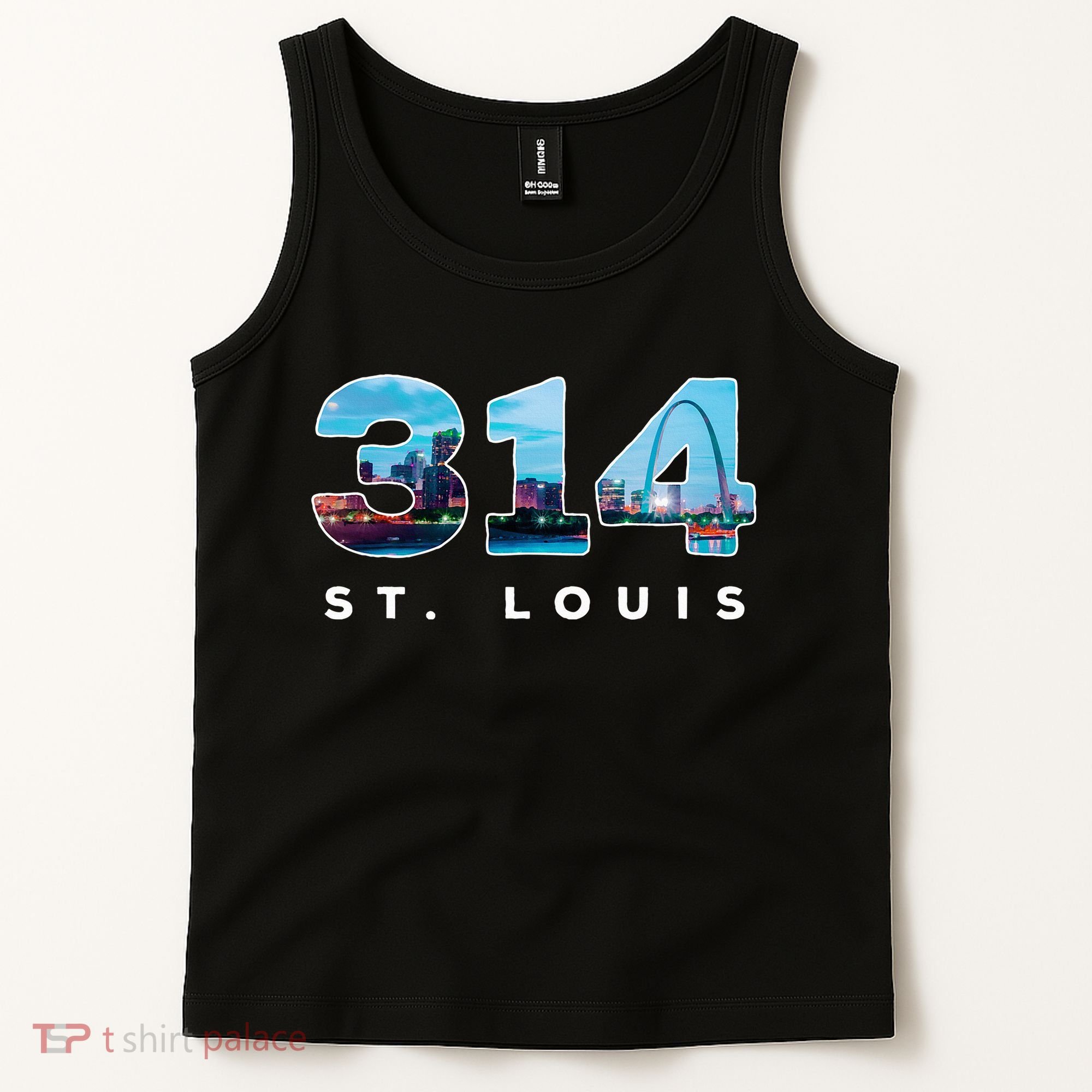 314 Stl Pride St. Louis Area Code Tank Top