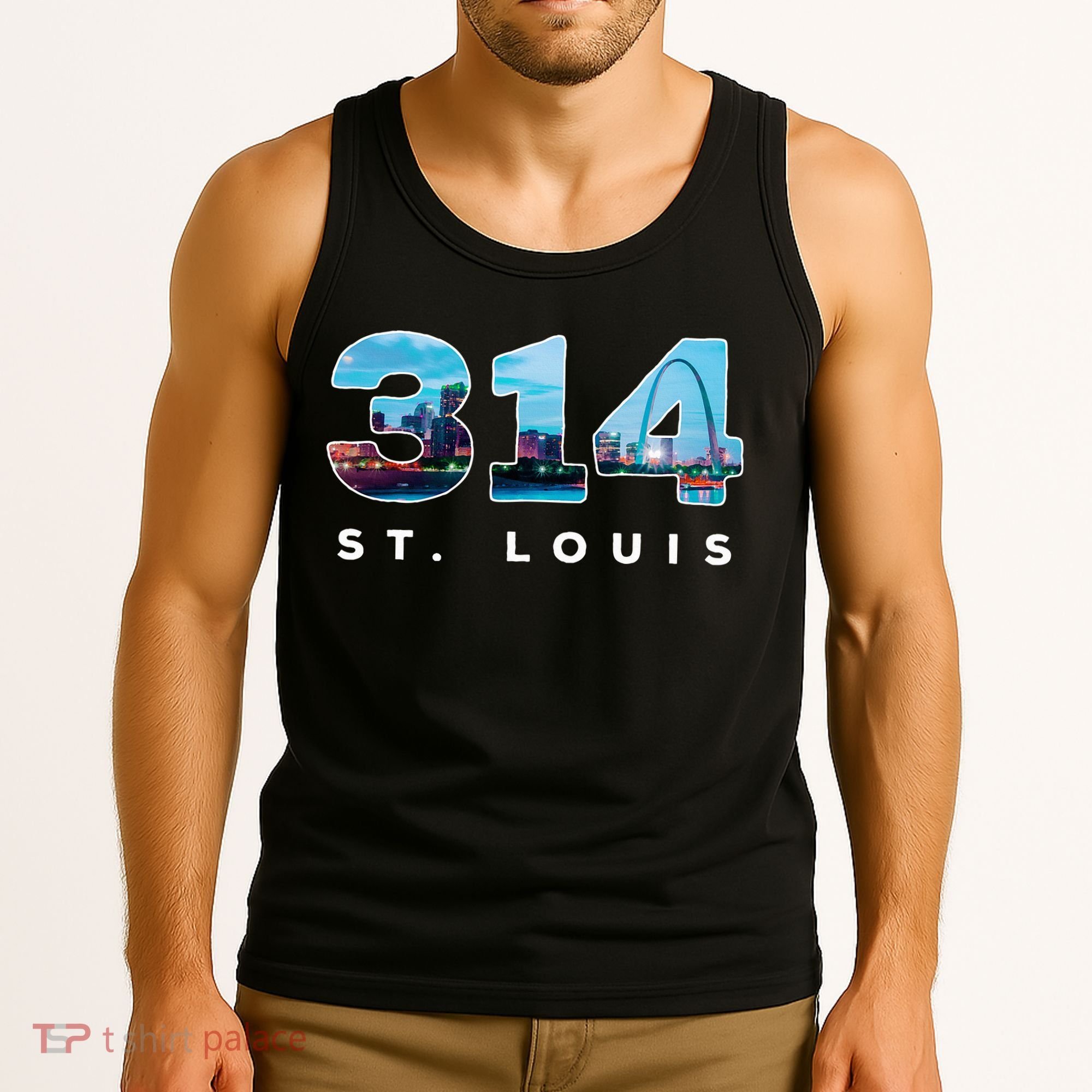 314 Stl Pride St. Louis Area Code Tank Top