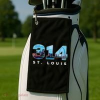 314 Stl Pride St. Louis Area Code Golf Towel thumb 2