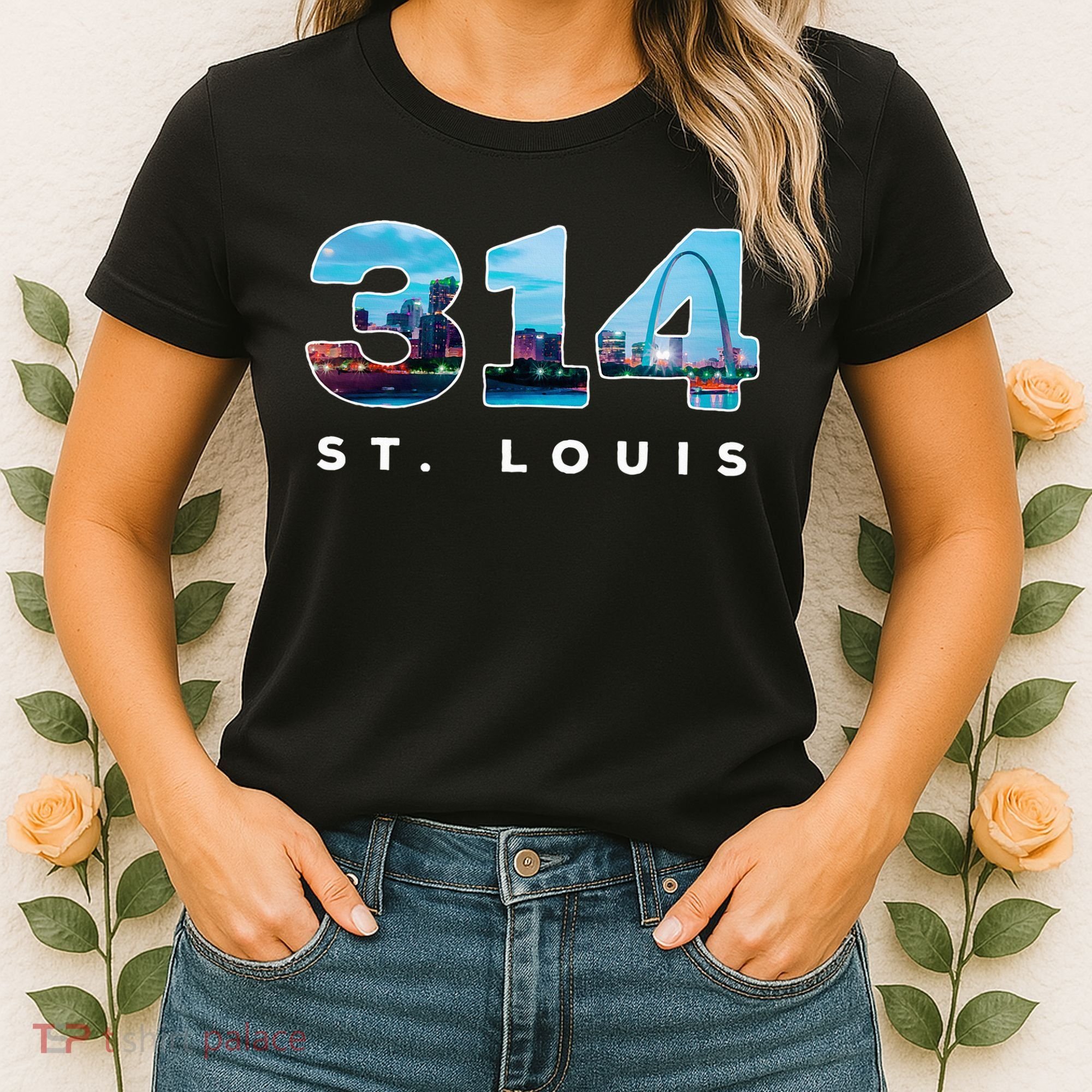 314 Stl Pride St. Louis Area Code Women's T-Shirt