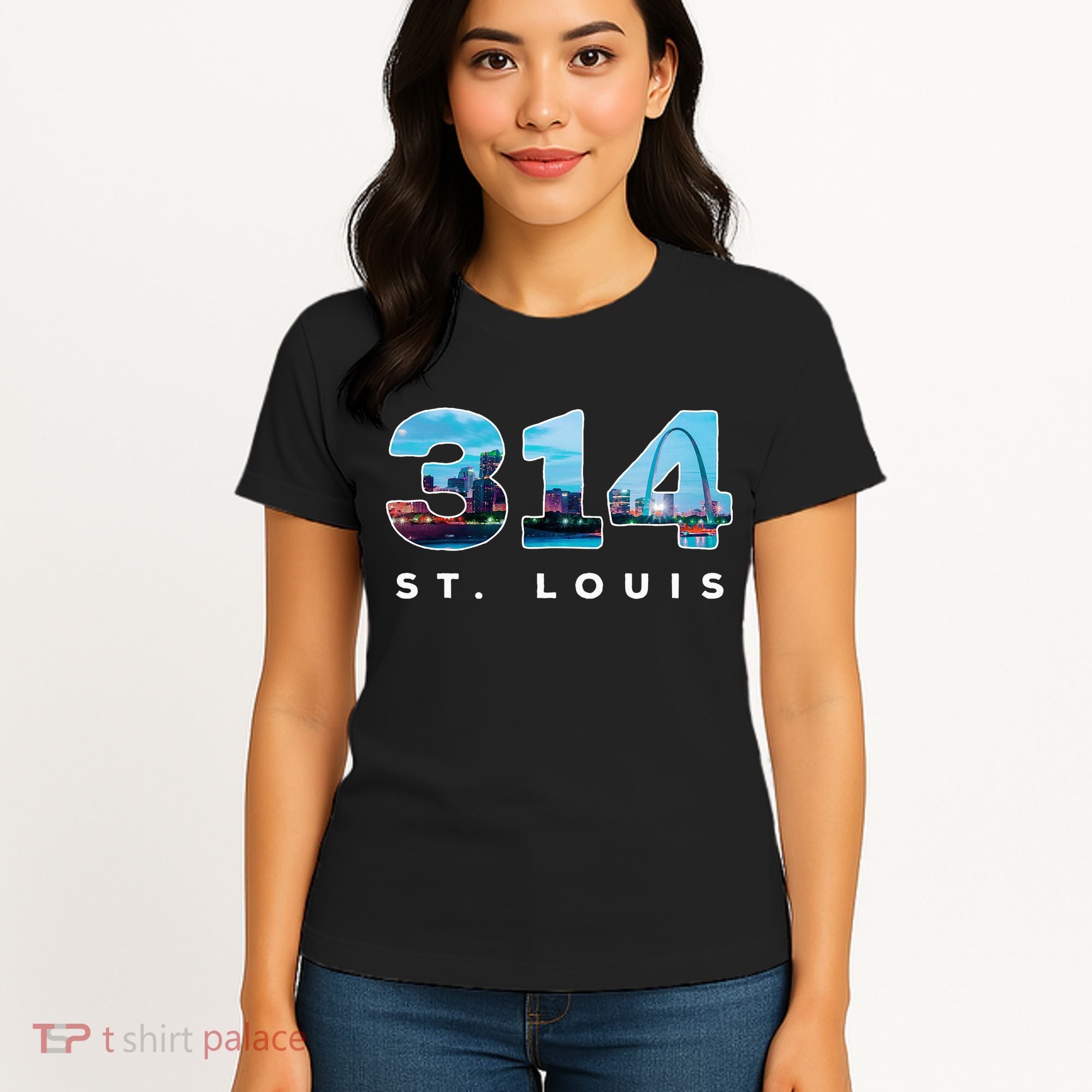 314 Stl Pride St. Louis Area Code Women's T-Shirt