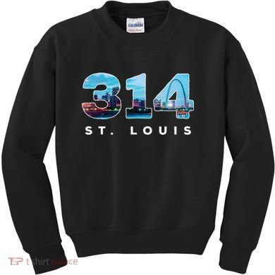 314 Stl Pride St. Louis Area Code Kids Sweatshirt