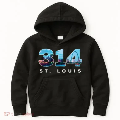 314 Stl Pride St. Louis Area Code Kids Hoodie