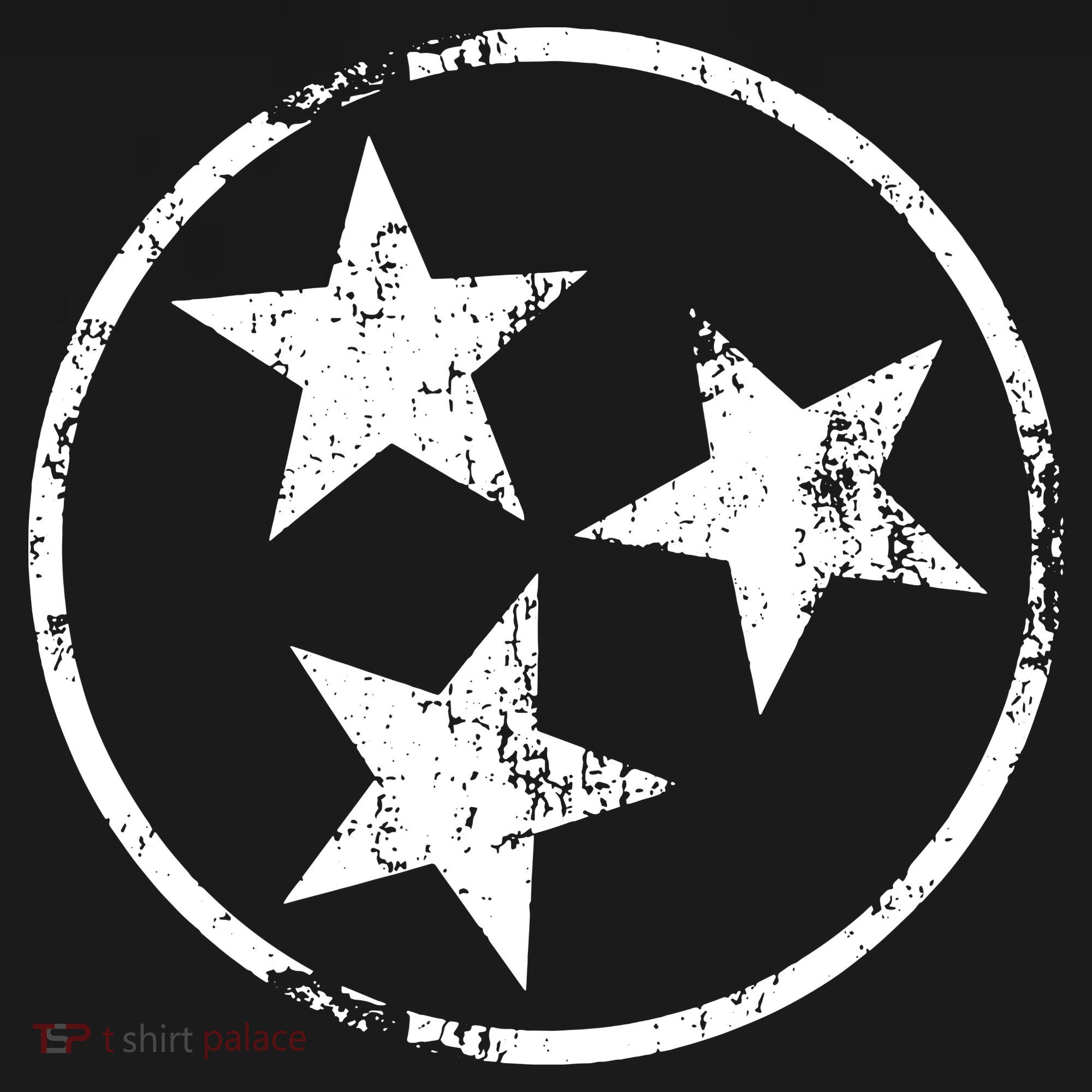 3 Star Tn Flag Graphic White Distressed Tennessee State Flag Backpack