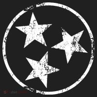 3 Star Tn Flag Graphic White Distressed Tennessee State Flag Tumbler thumb 3