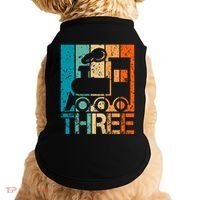 3rd Train Birthday 3 Year Old 3yr Birthday Train Doggie Tank thumb 0