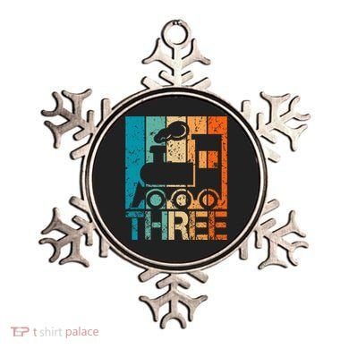 3rd Train Birthday 3 Year Old 3yr Birthday Train Ornament