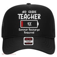 3rd-Grade Teacher Summer Recharge Required Last Day School Hat thumb 0