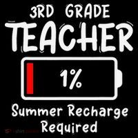 3rd-Grade Teacher Summer Recharge Required Last Day School Toddler Hoodie thumb 2