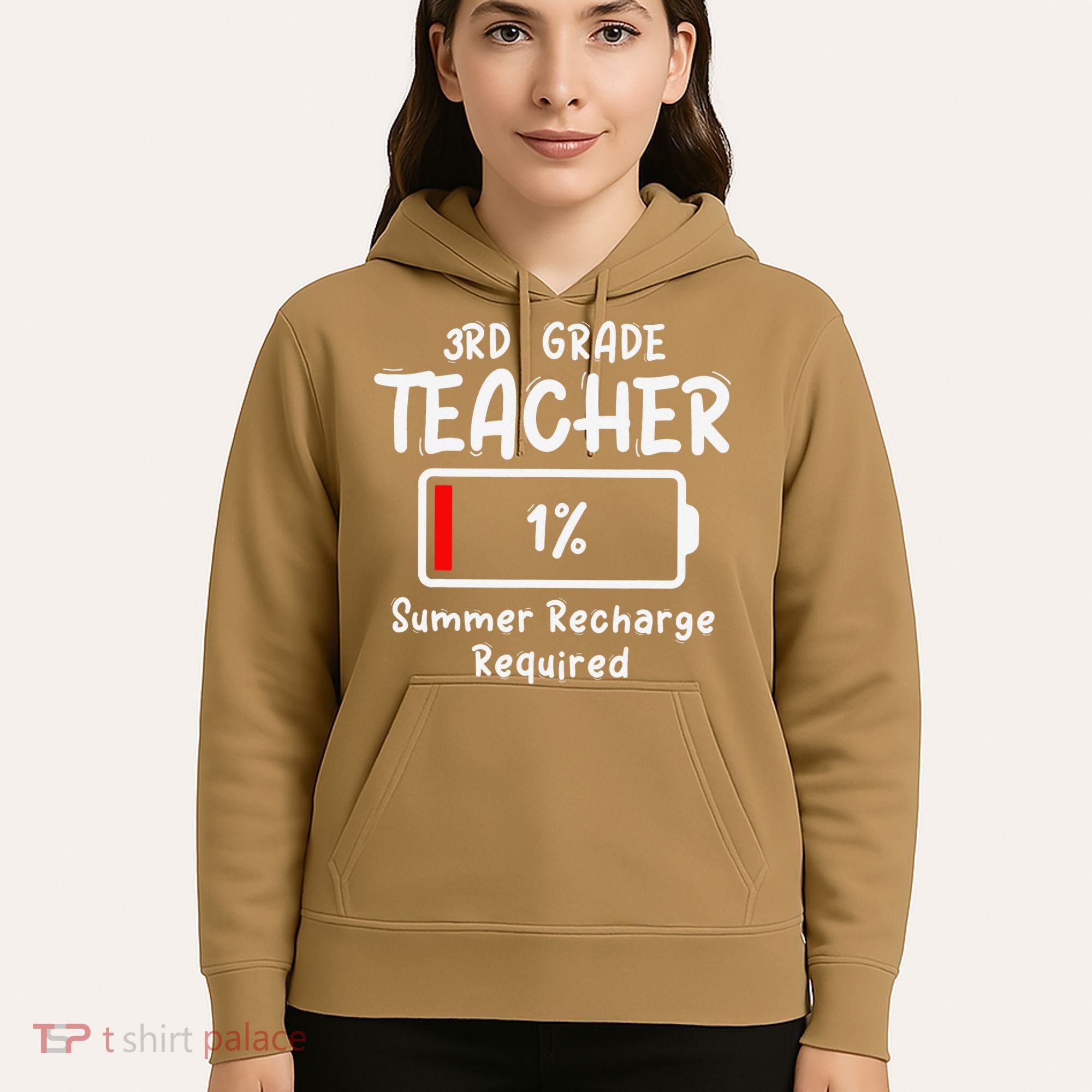 3rd-Grade Teacher Summer Recharge Required Last Day School Hoodie