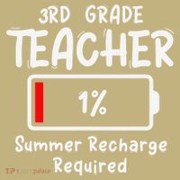 3rd-Grade Teacher Summer Recharge Required Last Day School Long Sleeve Shirt thumb 2