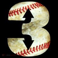 3 Up 3 Down Three Up Three Down Baseball Softball Player Gift Backpack thumb 2