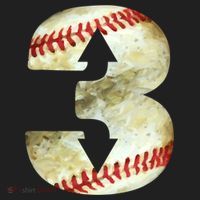 3 Up 3 Down Three Up Three Down Baseball Softball Player Gift Beanie thumb 2