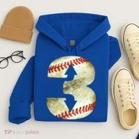 3 Up 3 Down Three Up Three Down Baseball Softball Player Gift Hoodie thumb 4